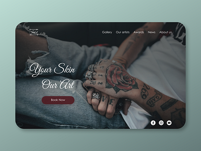 Tattoo Studio Landing Page