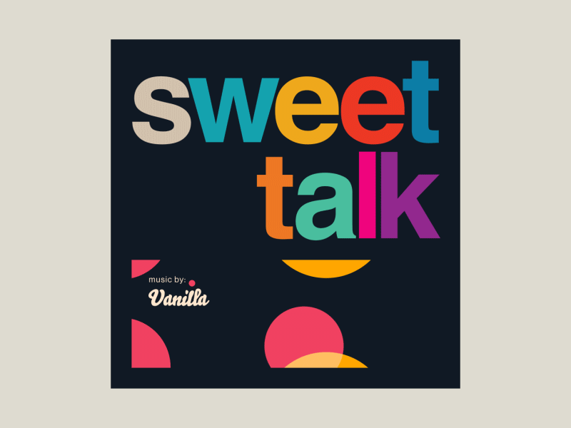 Sweet Talk Bubbles animation bubbles gif motion retro swiss vanilla