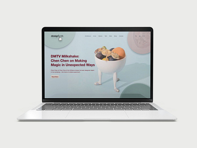 design-milk homepage design