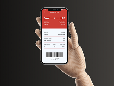 Daily UI #024 | Boarding Pass air lines air plane boarding pass challenge dailyui dailyui024 design destination fly mobile mobile app ticket travel travelapp ui design uidesign