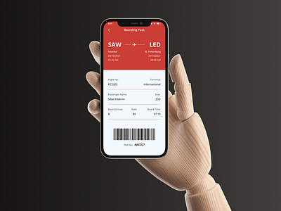 Daily UI #024 | Boarding Pass