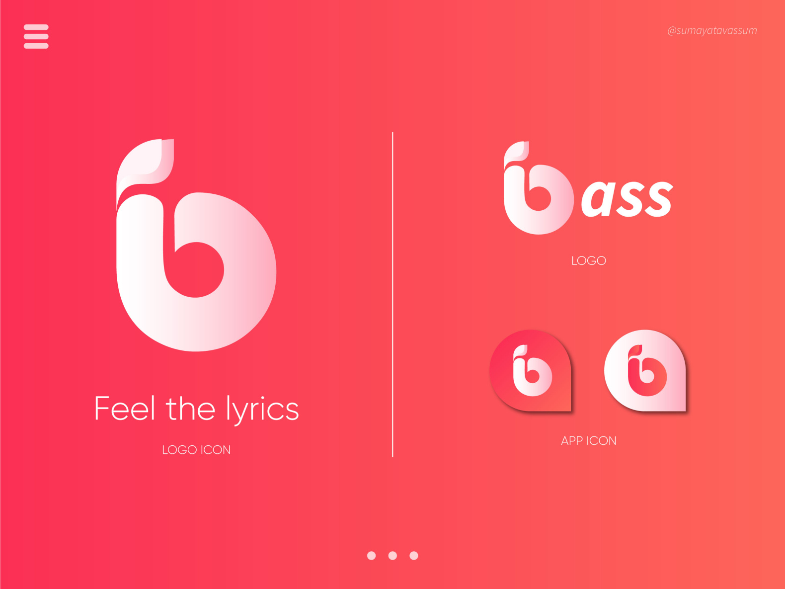 B letter Bass logo | Lettermark Logo | Minimalist Logo. by Sumaya ...