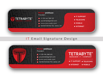 IT Email Signature Design creative email email email signature it signature