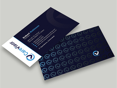 Creative Business Card Design black blue card brand identity branding business card businesscard cards creative vcard