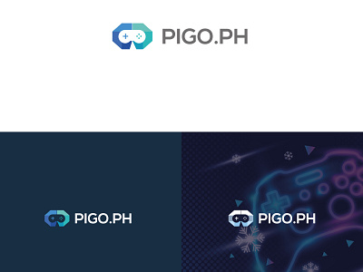 P+P & Online Slot Games Logo branding creative logo game logo joystick logo logodesign online pp logo