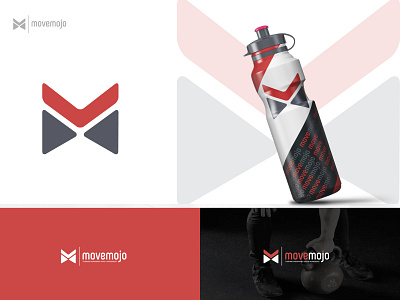 Letter M + Fitness Logo Design