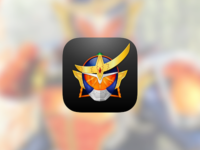 Kamen Rider Gaim App Icon android app icon gaim icon ios kamen rider masked rider orange