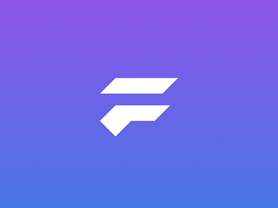 F Logo for Flipflipflow f logo flat logo logo design monogram simple