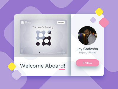 Welcome to Dribbble! dribbble invitation invite player simple ui ux welcome