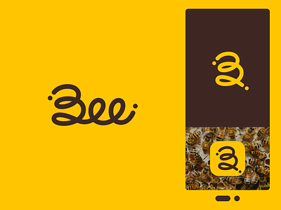 Bee Logo affinity app icon bee bee logo design flat logo simple vector yellow