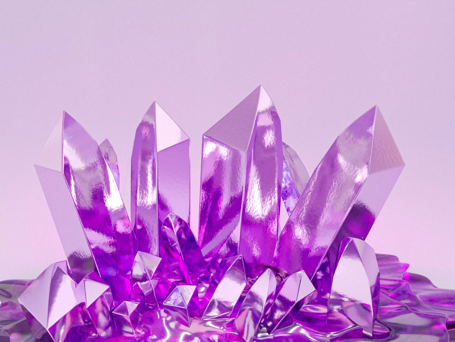 melted crystal by kerolos on Dribbble