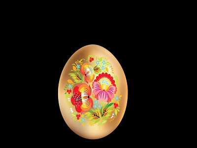 easter egg black card design easter egg folk gold happy icon illustration jpg logo ornament png vector