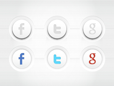 Social Media Button Design button download facebook free gmail grey icon illustrator social media twitter vector white