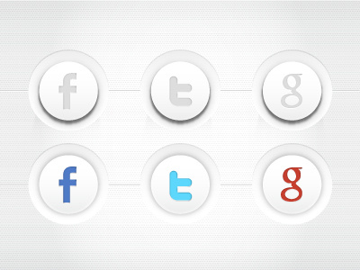 Social Media Button Design
