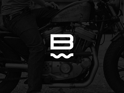 BW black logo mark white