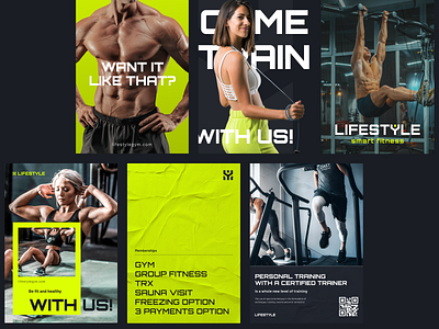 Lifestyle smart fitness Brand Identity ad design advertising branding design energy fitness graphic design graphics gym illustration logo poster design sport startup visual concept visual identity