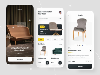 PunPun - Furniture App Design
