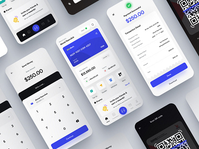 AlimBank - Banking Mobile App app app design bank banking banking app digital bank finance finance app financial financial app fintech fintech app minimal mobile app mobile app design mobile ui payments savings transaction wallet