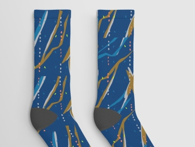 We are producing graphics & patterns for socks!