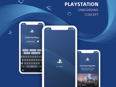 PlayStation Onboarding Concept concept onboarding playstation ps ps3 ps4 redesign sony