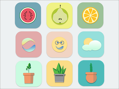 005 DailyUI App Icons app dailyui icons