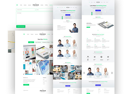 Agency Multipage Web Template agency clean contact corporate minimal modern multipurpose portfolio psd services
