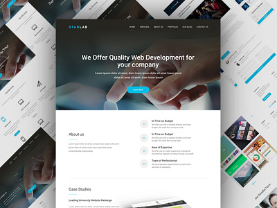 Multipage Web Agency Template