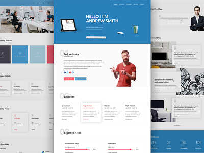 Get | Personal CV/Resume Template 2016 buy cv download multipagepage personal portfolio psd resume ui website