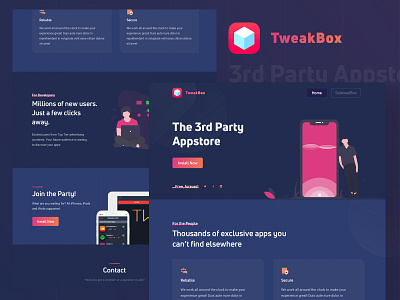 Tweakbox Landing Page Redesign