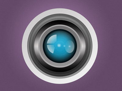 Camera Len design icon web design