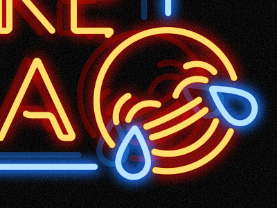 😂 cinema emoji laughing light lmfao logo neon signage 😂