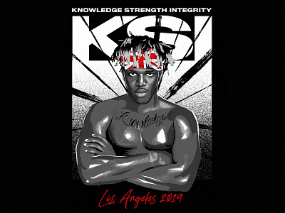 KSI T-shirt design