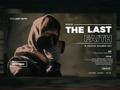 The Last Faith app art branding design flat graphic design ui ux web web design