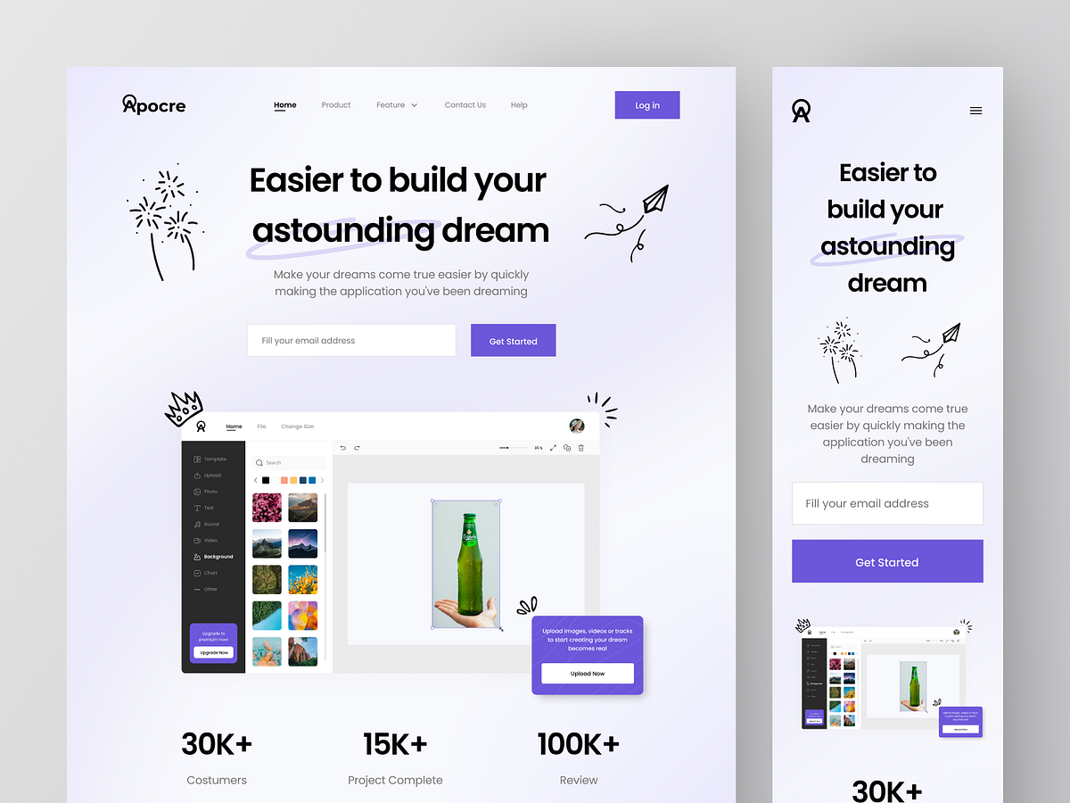 apocre-editing-platform-website-by-dicky-febrian-for-odama-on-dribbble