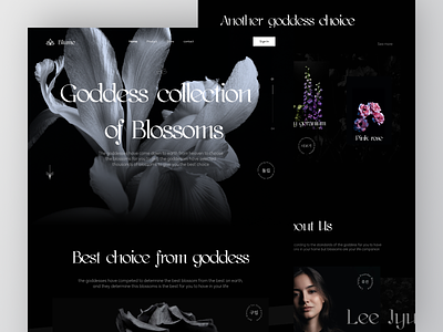 Blume - Blossoms Marketplace Landing Page Website