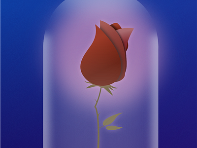 Enchanted Rose graphic design illustration vector