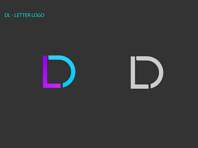 DL Modern Logo branding logo pictorial logo