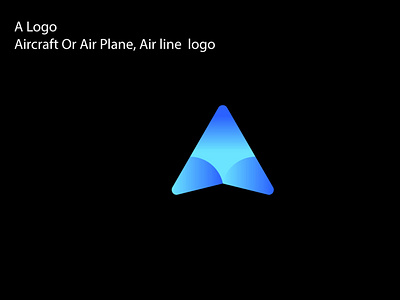 A Aircraft Air Plane Aieline Logo logo vector online design portfolio