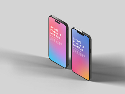 iPhone 13 Pro and iPhone 14 Pro Mockup Set