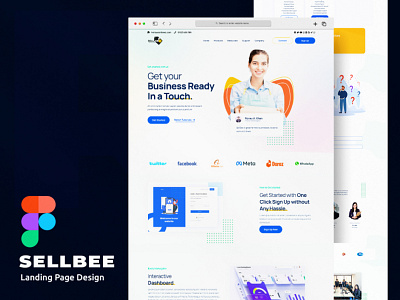 SellBee - Landing Page UI uxdesign