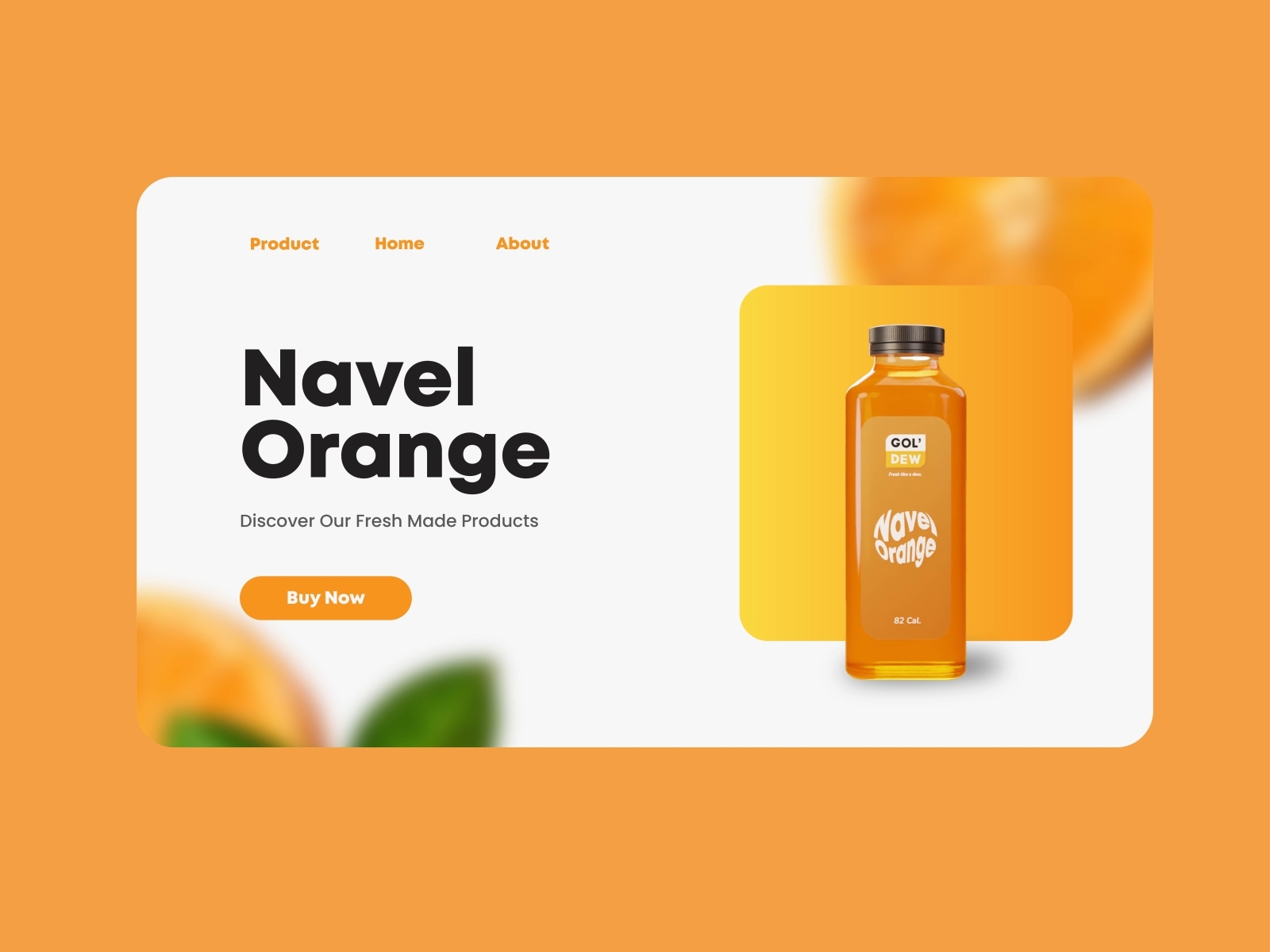 Gol' Dew Navel Orange. Drink Brand. by Alvin Putra on Dribbble
