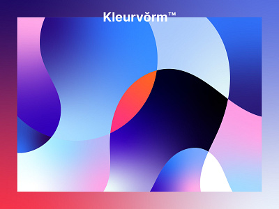 Kleurvorm™ 001 abstract branding color colour colour palette digital art graphic design illustration illustrator palette poster vector