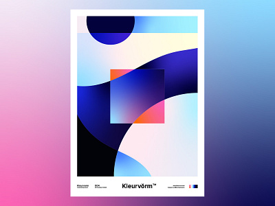 Kleurvorm 004 abstract branding color colour colour palette digital art graphic design illustration palette poster vector