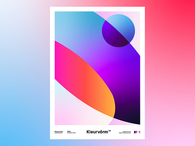 Kleurvorm 006 abstract branding colour colour palette digital art graphic design palette poster poster a day poster design print vector