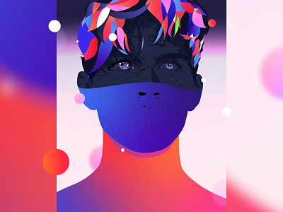 MX abstract adobe digital art graphic design illustration illustrator palette portrait poster print vector