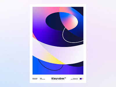 Kleurvorm 010 abstract branding colour colour palette design digital art illustration palette poster vector