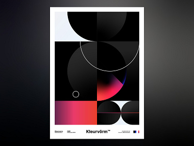 Kleurvorm 009 abstract branding colour palette digital art graphic design illustration palette poster print vector