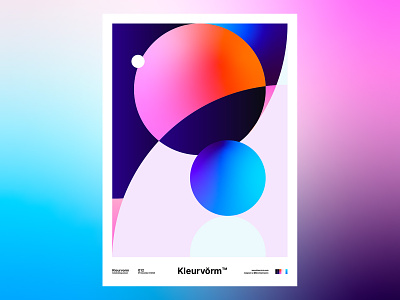 Kleurvorm 012 abstract branding colour palette digital art graphic design illustration palette poster print vector