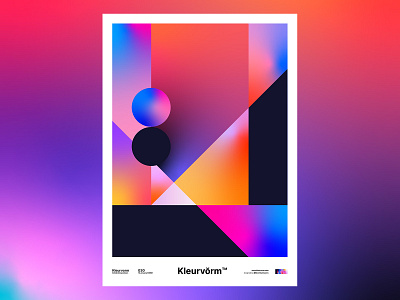 Kleurvorm 030 abstract branding design digital art graphic design illustration palette poster print vector