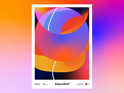Kleurvorm 037 abstract branding design digital art graphic design illustration illustrator poster print vector